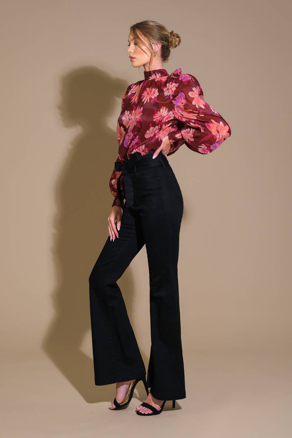GARDEN ROMANCE WOVEN TOP Flying Tomato